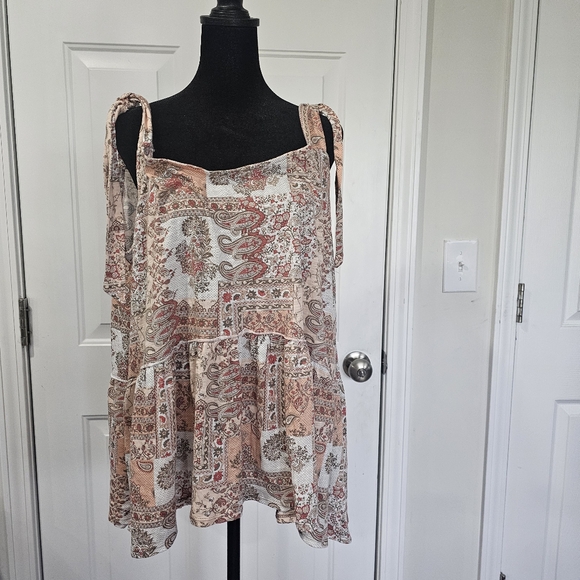 Cato boho sleeveless top with tag size 18/20 - Picture 2 of 9
